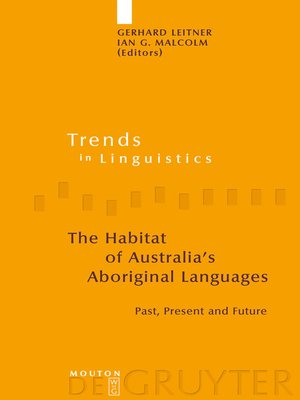 cover image of The Habitat of Australia's Aboriginal Languages